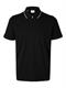 SLHFAVE SPORT ZIP SS POLO NOOS black