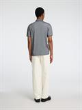 SLHFAVE SPORT ZIP SS POLO NOOS medium grey melange