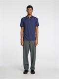 SLHFAVE SPORT ZIP SS POLO NOOS oceana