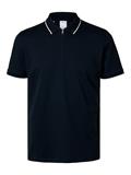 SLHFAVE SPORT ZIP SS POLO NOOS sky captain