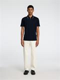 SLHFAVE SPORT ZIP SS POLO NOOS sky captain