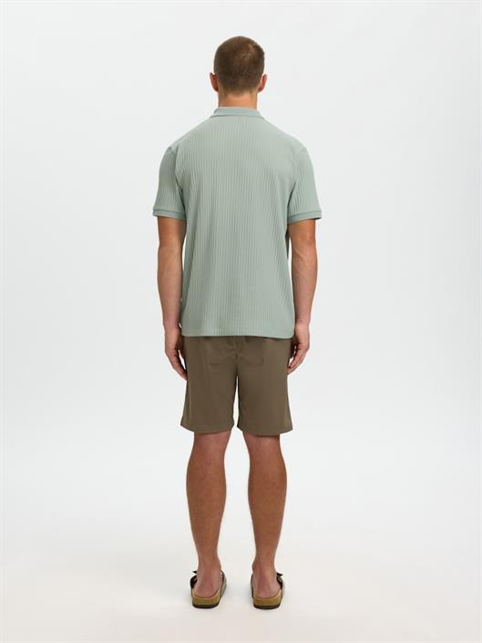 slhfave-structure-ss-polo-noos-aqua-gray