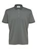 SLHFAVE ZIP SS POLO NOOS agave green