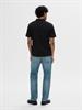 SLHFAVE ZIP SS POLO NOOS black