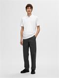 SLHFAVE ZIP SS POLO NOOS cloud dancer