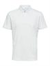 SLHFAVE ZIP SS POLO NOOS cloud dancer