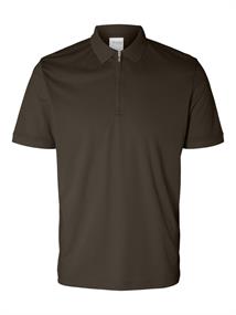 SLHFAVE ZIP SS POLO NOOS demitasse