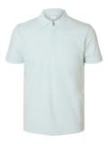 SLHFAVE ZIP SS POLO NOOS ice melt