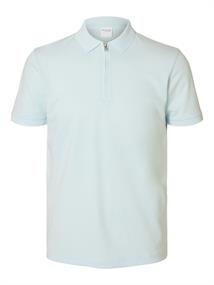 SLHFAVE ZIP SS POLO NOOS ice melt