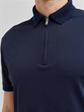 SLHFAVE ZIP SS POLO NOOS sky captain