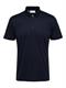 SLHFAVE ZIP SS POLO NOOS sky captain