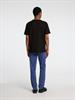 SLHJOSEPH PIQUE SS O-NECK TEE black
