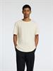 SLHJOSEPH PIQUE SS O-NECK TEE egret
