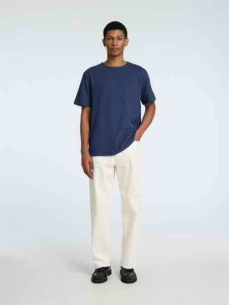 SLHJOSEPH PIQUE SS O-NECK TEE oceana