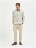 SLHLOOSEBLAS-LINEN OVERSHIRT LS W NOOS angora