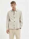 SLHLOOSEBLAS-LINEN OVERSHIRT LS W NOOS angora