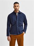 SLHLOOSETONY OVERSHIRT LS W NOOS navy blazer