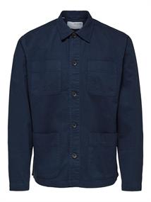 SLHLOOSETONY OVERSHIRT LS W NOOS navy blazer