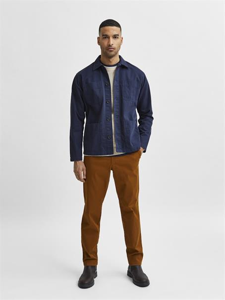 SLHLOOSETONY OVERSHIRT LS W NOOS navy blazer