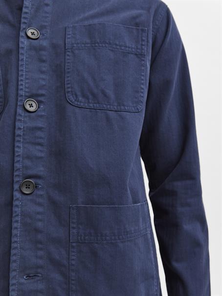 SLHLOOSETONY OVERSHIRT LS W NOOS navy blazer