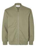 SLHMACK SWEAT BOMBER LS NOOS vetiver