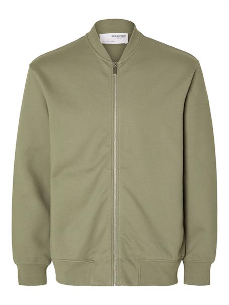 SLHMACK SWEAT BOMBER LS NOOS vetiver