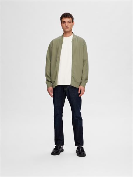 SLHMACK SWEAT BOMBER LS NOOS vetiver