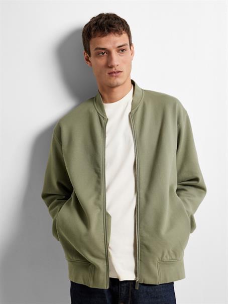 SLHMACK SWEAT BOMBER LS NOOS vetiver
