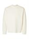 SLHMIKE LIGHT LS KNIT RELAXED MOCK NECK egret