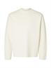 SLHMIKE LIGHT LS KNIT RELAXED MOCK NECK egret