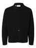 SLHMIKE LIGHT RELAXED POLO CARDIGAN NOOS black