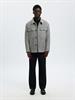 SLHMITCH WOOL BLEND SHACKET NOOS grey melange
