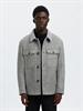 SLHMITCH WOOL BLEND SHACKET NOOS grey melange