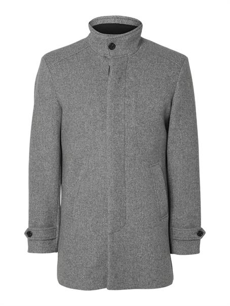 SLHNEW REUBEN COAT NOOS light grey melange