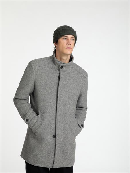 SLHNEW REUBEN COAT NOOS light grey melange