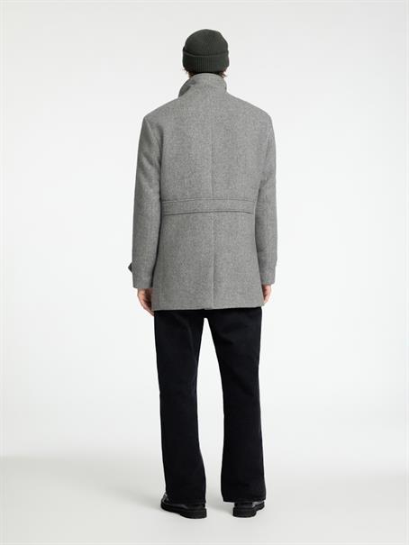 SLHNEW REUBEN COAT NOOS light grey melange