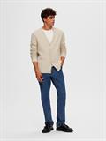 SLHRAI LS KNIT BUTTON CARDIGAN oatmeal