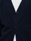 SLHRAI LS KNIT BUTTON CARDIGAN sky captain
