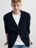 SLHRAI LS KNIT BUTTON CARDIGAN sky captain
