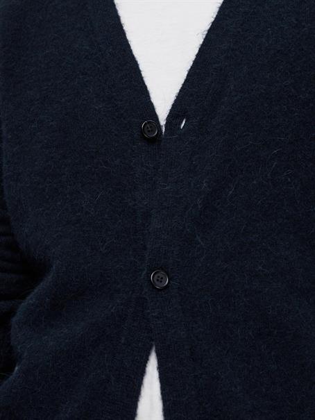 SLHRAI LS KNIT BUTTON CARDIGAN sky captain