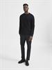 SLHRAI LS KNIT CREW NECK NOOS black