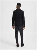SLHRAI LS KNIT CREW NECK NOOS black