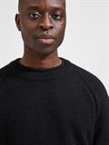 SLHRAI LS KNIT CREW NECK NOOS black