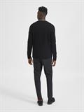 SLHRAI LS KNIT CREW NECK NOOS black