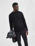 SLHRAI LS KNIT CREW NECK NOOS black