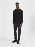 SLHRAI LS KNIT CREW NECK NOOS black