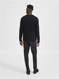 SLHRAI LS KNIT CREW NECK NOOS black