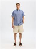 SLHREG-SUN SHIRT SS NOOS medium blue denim