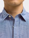 SLHREG-SUN SHIRT SS NOOS medium blue denim
