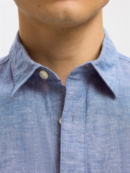 SLHREG-SUN SHIRT SS NOOS medium blue denim